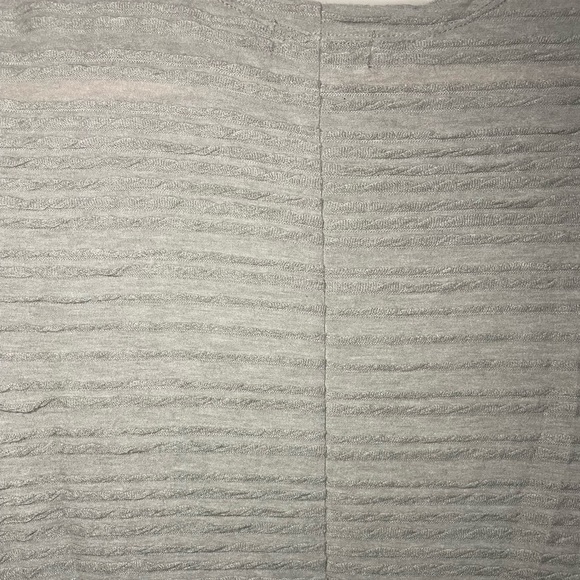 Gray Textured Lularoe Sarah Long Cardigan - Picture 6 of 8